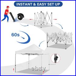 10x10 Pop up Canopy Tent Heavy Duty Without Sidewalls, Easy Set-up Commercial
