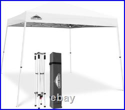 10x10 Pop-up Canopy Tent Polyester Aluminum Frame Portable Outdoor Shelter