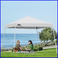 10x10 Pop-up Canopy Tent Polyester Aluminum Frame Portable Outdoor Shelter