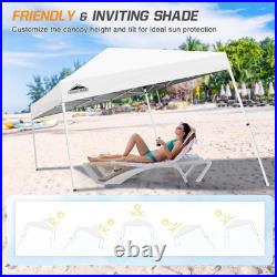 10x10 Pop-up Canopy Tent Polyester Aluminum Frame Portable Outdoor Shelter