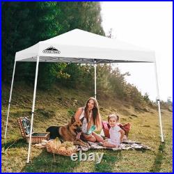 10x10 Pop-up Canopy Tent Polyester Aluminum Frame Portable Outdoor Shelter