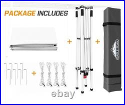 10x10 Pop-up Canopy Tent Polyester Aluminum Frame Portable Outdoor Shelter