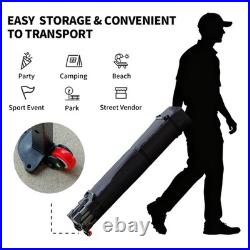 10x10 Pop up Canopy Tent with Awning Easy up Canopy with Wheel Bag Heavy Duty