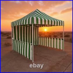 10x10 Pop up Carnival Canopy Tent Vendor Booth Sidewall and Half Walls-pickup