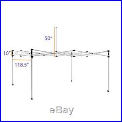 10x10 Replacement Pop Up Canopy Tent Commercial Grade Aluminum Frame Only