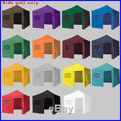 10x10 Side Walls Kit WithMesh Window For Outdoor EZ Pop Up Canopy Party Patio Tent