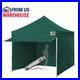 10x10-Standard-Canopy-Tent-Green-Extended-Awning-4-Zipper-Walls-Enclosure-01-wt