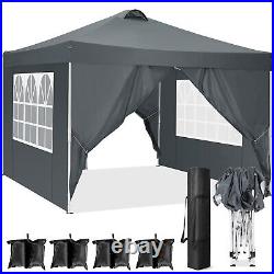 10x10 Waterproof Commercial Instant Gazebo Tents for Party Backyard with 4 Sandbag