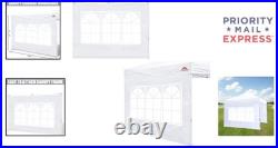 10x10 Waterproof SideWall in White Elegant Protection for Outdoor Events