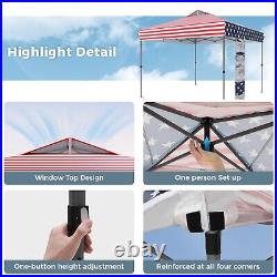 10x10 ft EZ Pop Up Gazebo Canopy Outdoor Canopies Shelter Heavy Duty UPF 50+