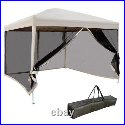 10x10 ft EZ Pop Up Party Tent with Sidewalls Outdoor Garden Patio Instant Screen
