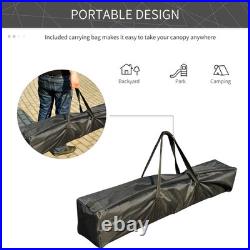 10x10 ft EZ Pop Up Party Tent with Sidewalls Outdoor Garden Patio Instant Screen