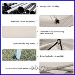 10x10 ft EZ Pop Up Party Tent with Sidewalls Outdoor Garden Patio Instant Screen