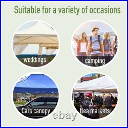 10x10 ft EZ Pop Up Party Tent with Sidewalls Outdoor Garden Patio Instant Screen