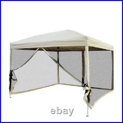 10x10 ft EZ Pop Up Party Tent with Sidewalls Outdoor Garden Patio Instant Screen