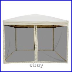 10x10 ft EZ Pop Up Party Tent with Sidewalls Outdoor Garden Patio Instant Screen