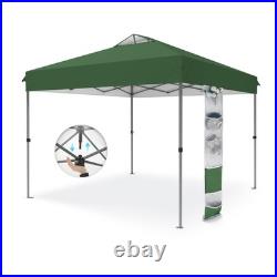 10x10 ft Pop Up Canopy Tent Folding Gazebo Party Tent Adjustable Height Outdoor