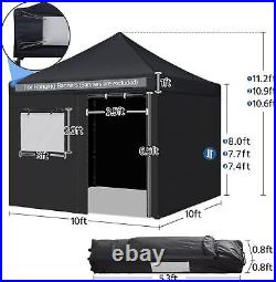 10x10 pop up commercial awning tent, sandbag, waterproof instant awning