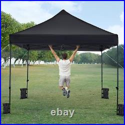 10x10 pop up commercial awning tent, sandbag, waterproof instant awning