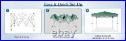 10x10FT Commercial Pop UP Canopy Party Tent Folding Waterproof Gazebo Adjustable
