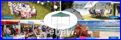 10x10FT Commercial Pop UP Canopy Party Tent Folding Waterproof Gazebo Adjustable