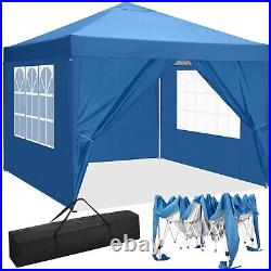 10x10FT Commercial Pop UP Canopy Party Tent Folding Waterproof Gazebo Heavy Duty