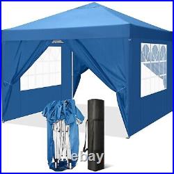 10x10FT Commercial Pop UP Canopy Party Tent Folding Waterproof Gazebo Heavy Duty