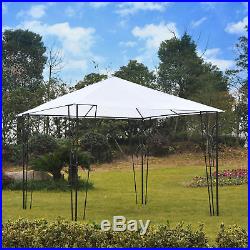 10x10FT Outdoor Patio Gazebo Canopy Party Tent Steel Oxford Top Cover Sunshade
