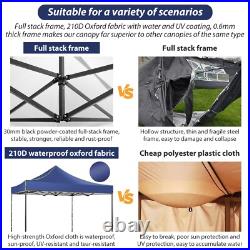 10x10FT Outdoor Pop Up Canopy Tent With Sidewalls, Heavy Duty Gazebo Waterproof 10x10FT Outdoor Pop Up Canopy Tent With Sidewalls, Heavy Duty Gazebo Waterproof