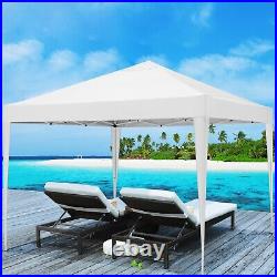 10x10FT Outdoor Pop-Up Canopy Tent With Sidewalls, Heavy Duty Gazebo Waterproof/