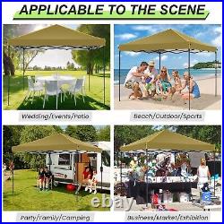 10x10FT Outdoor Pop-Up Canopy Tent With Sidewalls, Heavy Duty Gazebo Waterproof