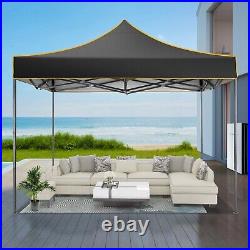 10x10FT Outdoor Pop-Up Canopy Tent With Sidewalls, Heavy Duty Gazebo Waterproof\