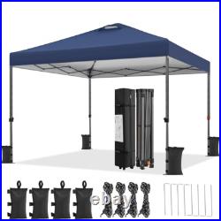 10x10FT Pop Up Canopy Tent Outdoor Heavy Duty Portable Tent with Vent & Sandbags