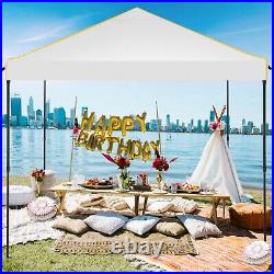 10x10FT Pop Up Canopy Tent with 4 Removable Sidewall Waterproof Instant Gazebo