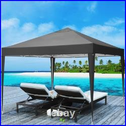 10x10FT Pop Up Canopy Tent with 4 Removable Sidewalls Waterproof Commercial NEW
