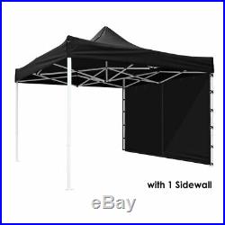 10x10Ft Pop Up Canopy Outdoor Portable Instant Folding Shelter with Sidewall