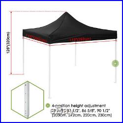 10x10Ft Pop Up Canopy Outdoor Portable Instant Folding Shelter with Sidewall