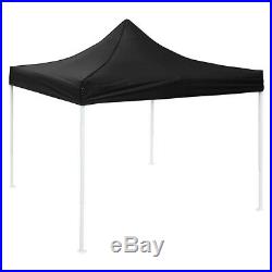 10x10ft EZ Pop Up Canopy Party Wedding Tent Folding Gazebo Instant Shelter Black