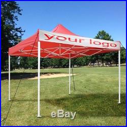 10x10ft Outdoor Ez Pop Up Wedding Party Tent Canopy Sun Shade Shelter Red with Bag