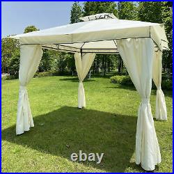 10x10ft Party Canopy Tent Outdoor Gazebo Heavy Duty Pavilion Event with curtain US