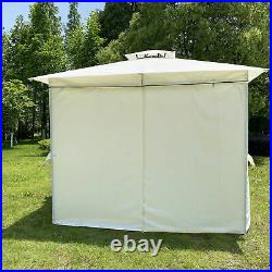 10x10ft Party Canopy Tent Outdoor Gazebo Heavy Duty Pavilion Event with curtain US