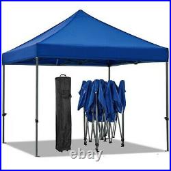 10x10ft Pop UP Canopy Wedding Party Tent Folding Waterproof Gazebo Patio With Bag
