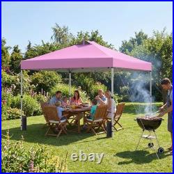 10x10ft Pop Up Canopy Tent Commercial Outdoor Wheeled Bag BBQ Camping Market