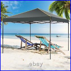 10x10ft Pop Up Canopy Tent with 4 Removable Sidewalls Waterproof Instant Gazebo@