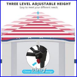 10x10ft Pop Up Patio Canopy with Sidewalls Outdoor Garden Instant Tent for Party