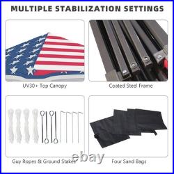 10x10ft Pop Up Patio Canopy with Sidewalls Outdoor Garden Instant Tent for Party