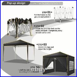 10x10ft Pop up Canopy Commercial Instant Shelter Outdoor Beach Camping Sunshade