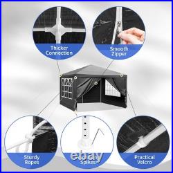 10x10in Gazebo Waterproof Outdoor Canopy Patio Tent Party Tent for Wedding Cater