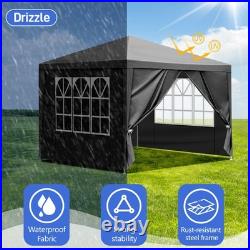 10x10in Gazebo Waterproof Outdoor Canopy Patio Tent Party Tent for Wedding Cater