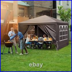 10x10in Gazebo Waterproof Outdoor Canopy Patio Tent Party Tent for Wedding Cater